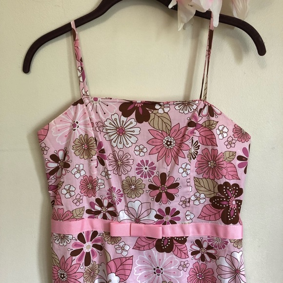 INC International Concepts Sun Dress, pink floral - Picture 2 of 7